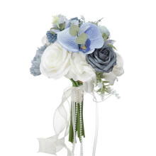 Blumenarrangement Elegante Brautsträuße Romantisch für Hochzeiten Anträge Geburtstage Feiertage 30cm Mehrfarbig
