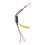 2Pcs 4 Pin Car Reverse Camera Retention Wiring Harness Cable Plug Adapter Connector Fit for 2