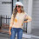 (L,pink)Autumn and Winter Women's Sweater Printed Pullover Sweater Flower Sweater 2