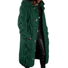 (S,Green)Plus-Size Sweater, Coat, Fashionable Sweater, Women's Knitted Sweater
