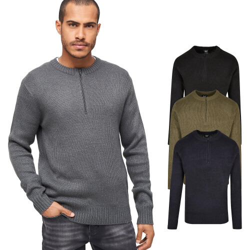 (L,Charcoal)Brandit MILITARY Army Sweater Sweater