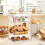 Bread Storage Container, FourTier Clear Acrylic Bread Box, Airtight Kitchen Pantry Organizer 2