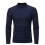 (L,Navy Blue)sweater  Gothic Men Turtelneck Sweater 1