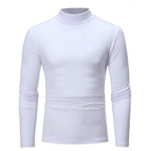 (XL,White)sweater Gothic Men Turtelneck Sweater