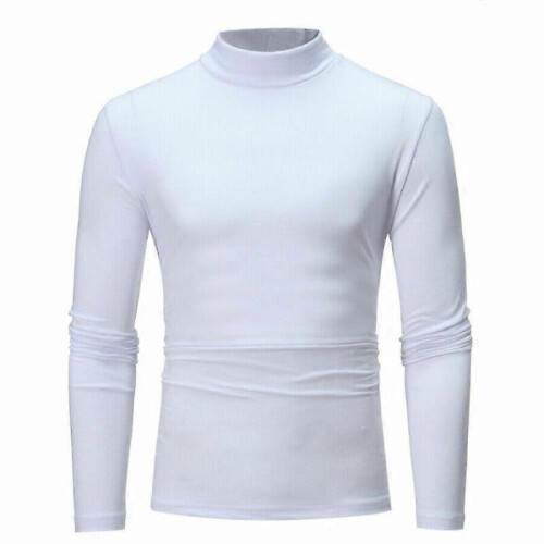 (L,Navy Blue)sweater  Gothic Men Turtelneck Sweater 2