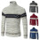 (xxl,khaki)Sweater Men's Fleece Thick Turtleneck Sweater Lapel Pullover Splicing Sweater 3