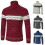(xxl,red)Sweater Men's Fleece Thick Turtleneck Sweater Lapel Pullover Splicing Sweater 3