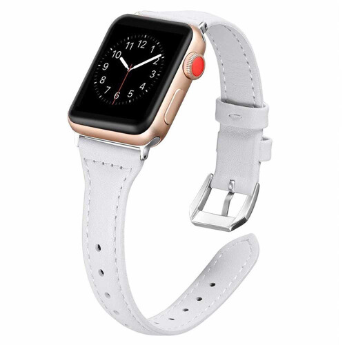 Συμβατό λουράκι Apple Watch, γνήσιο δέρμα, μοντέρνος σχεδιασμός, άνετη εφαρμογή για Apple