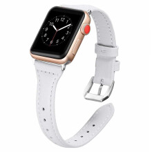 Curea compatibilă cu Apple Watch, piele naturală, design modern, purtare confortabilă pentru Apple Watch Series 5 4 3 2 1