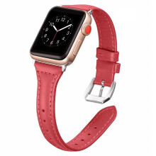 Curea compatibilă cu Apple Watch, piele naturală, design modern, purtare confortabilă pentru Apple Watch Series 5 4 3 2 1