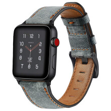 Elegáns bőrszíjak, kompatibilis az Apple Watch-szal, Klasszikus dizájn és kiváló kényelem, Minden alkalomra, Különböző színek, 38-40 mm,