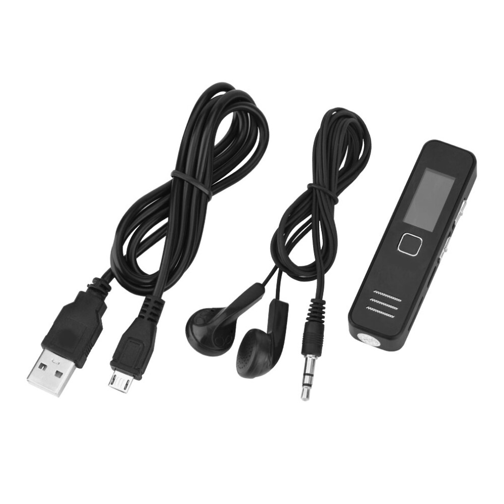 Voice Activated Recorder With Variable Speed Playback & Password Protection, Hd Audio Recording Device Featuring Intelligent Noise Reduction, Long Bat 9176269420277