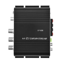 Aimplitheoir Cumhachta Fuaime Dord HiFi Aimplitheoir Digiteach Glacadóir Dord Steirió Mini Aimplitheoir Cainteoir le Cásáil Cóimhiotal