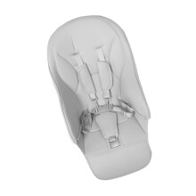 Soft Artificial Leather Chair Cover Peg Perego Compatible Leather Light Gray Foldable Insert Cushion
