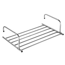 Clothes Drying Rack Over Radiator Towel Rail, Telescopic 360 Rotating RustResistant Stainless Steel 61106cm