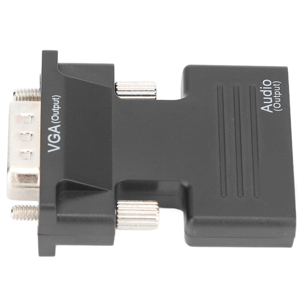 Hd Multimedia To Vga Converter With 3.5Mm Audio, 1080P Black 5081377174018