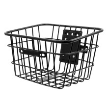 Bicycle Basket with Quick Release Mechanism, 23 x 27.5 x 18 cm, Ideal for Water Bottles and Tools, Outdoor Accessories