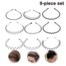 Accesorii sport unisex pentru pălării, bentiță ondulată cu design antiderapant, aliaj metalic, huse de protecție, elegante și funcționale,