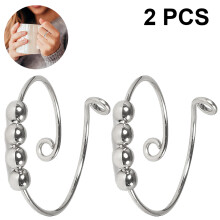 Nastaviteľný prsteň na zmiernenie stresu, vrstvený rotujúci prsteň Fidget Spinner, módne šperky, kreatívny dizajn, odolný voči