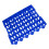 5PCS 30-Cell Plastic Egg Holder Tray - Sturdy & Stackable Blue 1