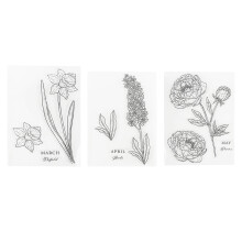 Razítka z papíru pro kutily, průhledná razítka pro scrapbooking, ideální pro výrobu přání, odolná razítka, snadno použitelná,