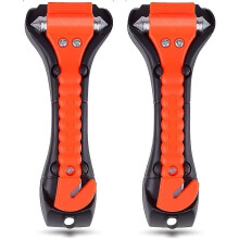 Premium Car Glass Breaker Safety Hammer - Emergency Escape Tool with Car Window Breaker And Seat Bel