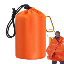 Sleeping Bags - Waterproof Thermal Insulated Outdoor Sleeping Bag, Tear-Resistant Windproof Camping Gear, Orange