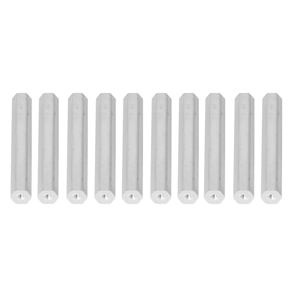 10Pcs Aluminium 12Mm Hex Rod Shaft Bar Kit For Robots & Equipment 8461377176286