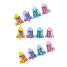 Pencil Sharpener Set for Kids, Metal Hand Tool, 12 Adorable Child-Friendly Pencil Sharpeners, Stationery Accessories