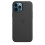 Genuine Apple iPhone 12 Pro Max Leather Case with MagSafe - Midnight Black (MHKM3ZM/A) 1