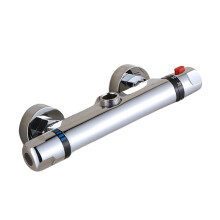 Wall Mounted Thermostatic Faucet Brass Body Ceramic Cartridge 3/4Inch Inlet Thermostatic Trim Kit for Home and Hotel
