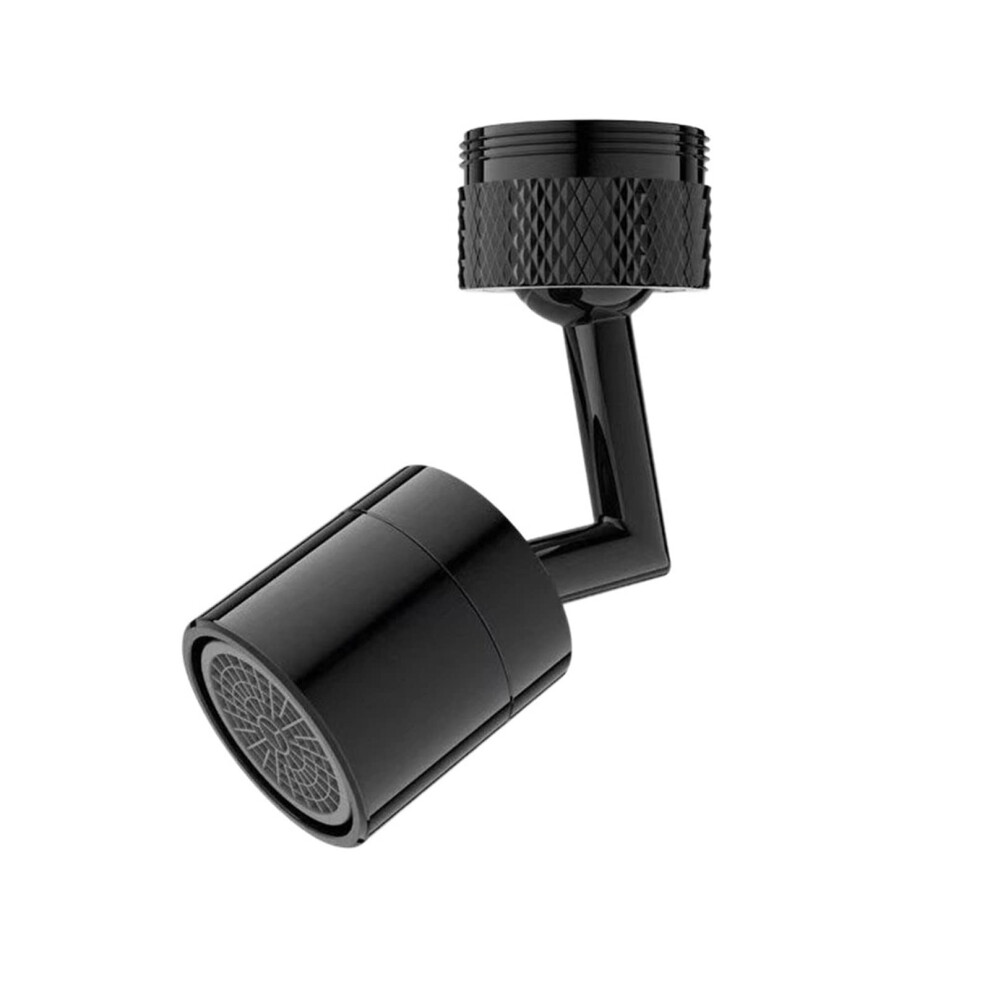 720 Degree Universal Faucet Extender Rotatable Tap Arm Rocker Water Bubbler Splashproof Nozzle Kitchen/Bathroom Black01 9347817762075