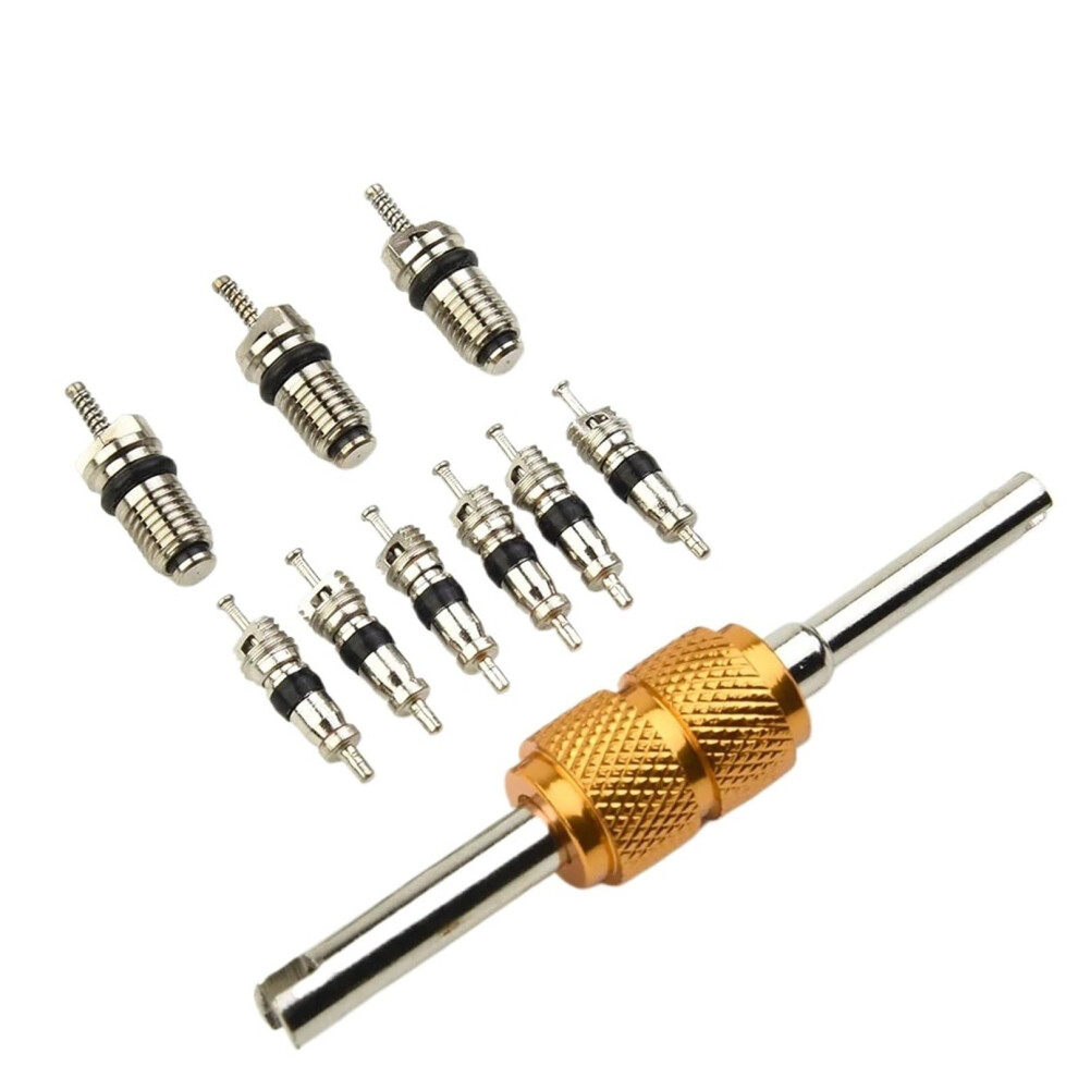 134Pcs R134a Automotive Air Conditioning Valve Kit, Easy Install Core Removal And Seal Set 9187378541142