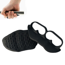 Anti-Slip Workout Grips, Rubber Palm Protection Gloves for Weight Lifting, Dumbbell, Deadlift, Pull Up, 1 Pair with Case