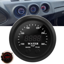 2,5 Zoll Wasser Kühlmitteltemperaturanzeige 100-300 Rote LED-Anzeige für Auto & LKW