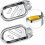2pcs No Drilling Shower Shelf, ABS Plastic Shower Soap Dish, Display 1