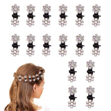 Gearrthóga Gruaige Rhinestone Stíl Galánta Mini Gabhálais Gruaige do Mhná Cailíní, Teanntáin Crúba Gruaige Éadroma Marthanacha le Neamh-S