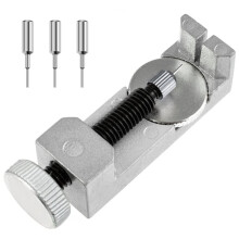 Outil de rĂ©glage de bracelet de montre Ă plateforme ronde ajustable, outil de retrait des maillons de bracelet en mĂ©tal, conception facile Ă