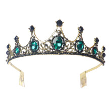 Sprankelende kristallen bruidskroon, elegante trouwkronen met strasssteentjes, kostbaar aandenken voor bruiloften, gala's, feesten, kostuums,