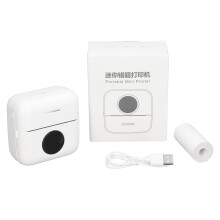 Thermal Printer Paper Compatible Mini Printer, Smart Pocket Printer With Multipurpose Uses And HD Mini Print Quality