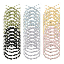 Artificial Crystal Hair Pins Boho Elastics Bands, Wide Application Hair Accessories For Various Hairstyles Multi-Colored (36 PCS)