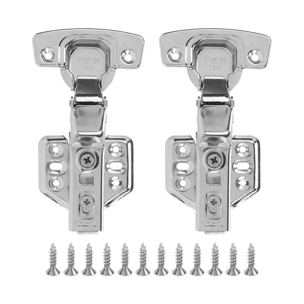 Concealed Hydraulic Cabinet Hinges Soft Closing Full Overlay Hidden Built In Damper Mechanism Adjustable Mounting Frameless Strong And Reliable For Mo 9399812047060