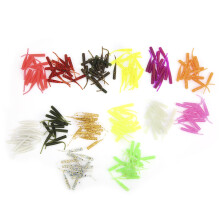 Leurres de pêche artisanaux pour la truite, cadeaux parfaits pour les pêcheurs, 20 leurres souples en forme de crevettes, appâts artificiels