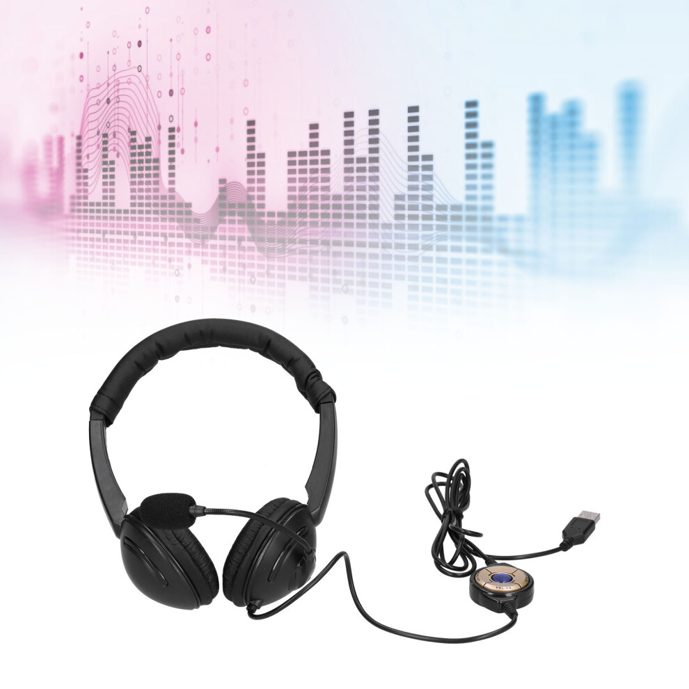 Oy359 Usb Wired Telephone Headset With Microphone For Call Center And Business 9311377180440