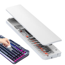 Keyboard Cleaning Kit with Deep Cleaning Brush and Gel, Soft Memory Foam Ergonomic Wrist Rest