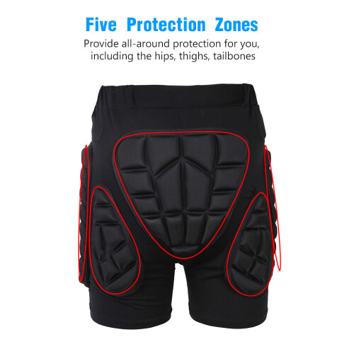 Hip Protection Shorts with EVA Padding for Snowboarding & Skiing – Multiple Sizes 1