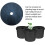 Tree Mulch Ring Weed Control Mat Nonwoven Protector for Garden Plants 27cm Moisture Retention 5