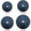 Tree Mulch Ring Weed Control Mat Nonwoven Protector for Garden Plants 27cm Moisture Retention 2
