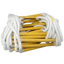 Emergency Fire Escape Ladder Flame Resistant Safety Rope With 2 Hooks For Adults And Kids Reusable Treehouse Use