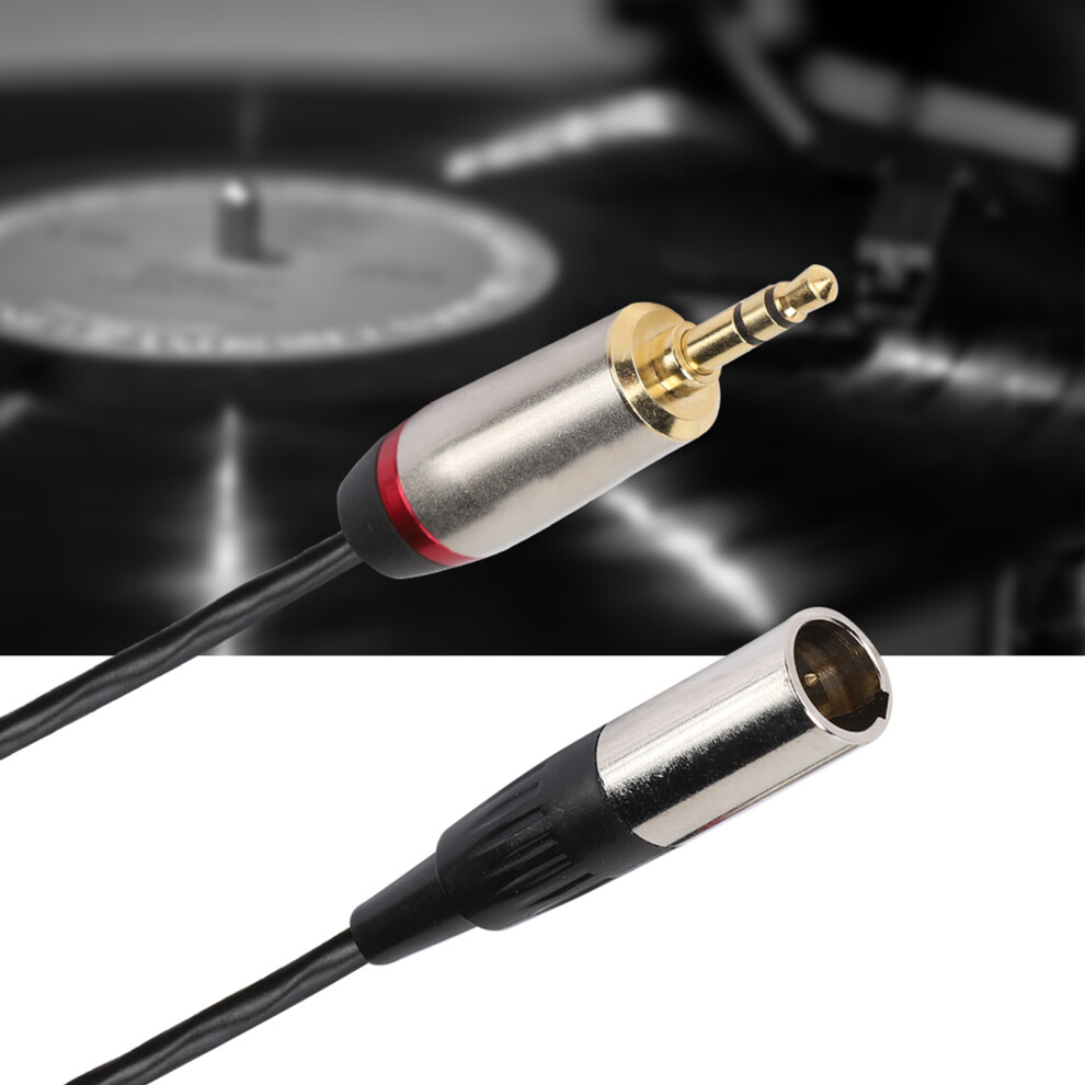 3.5Mm Male To Mini Xlr 3Pin Audio Cable Adapter 1M For Camera 7891382742670
